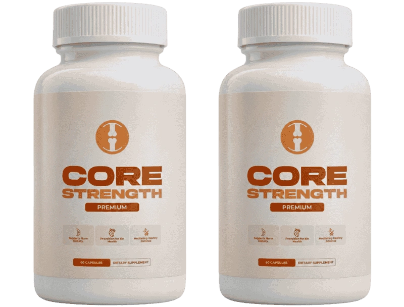 Two CoreStrength joint support bottles — 2-bottle starter package